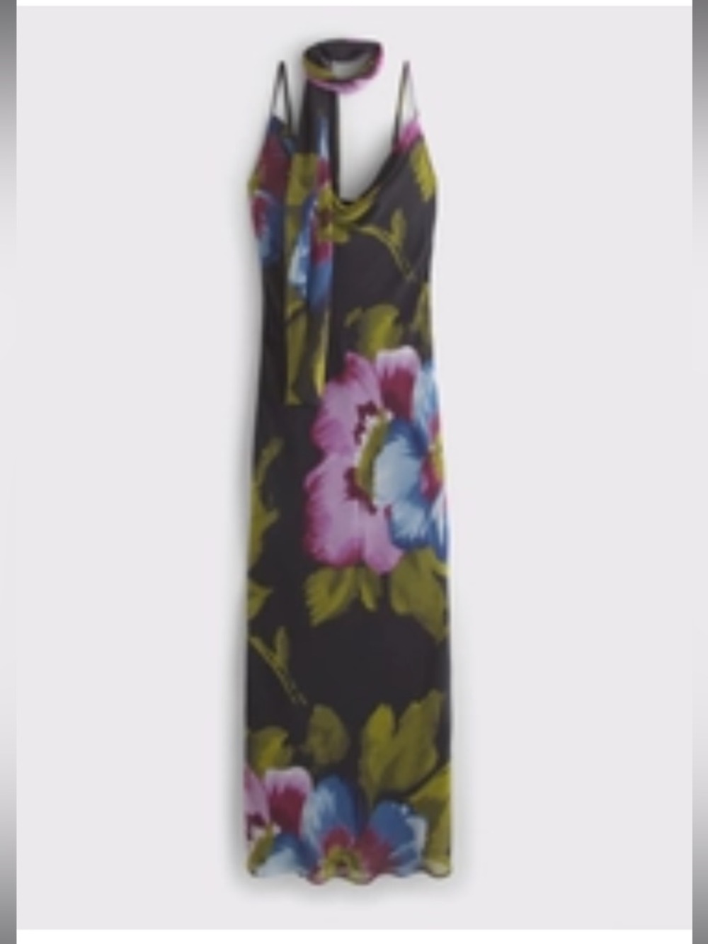 Abercrombie Julia Slip Dress w Scarf Floral
